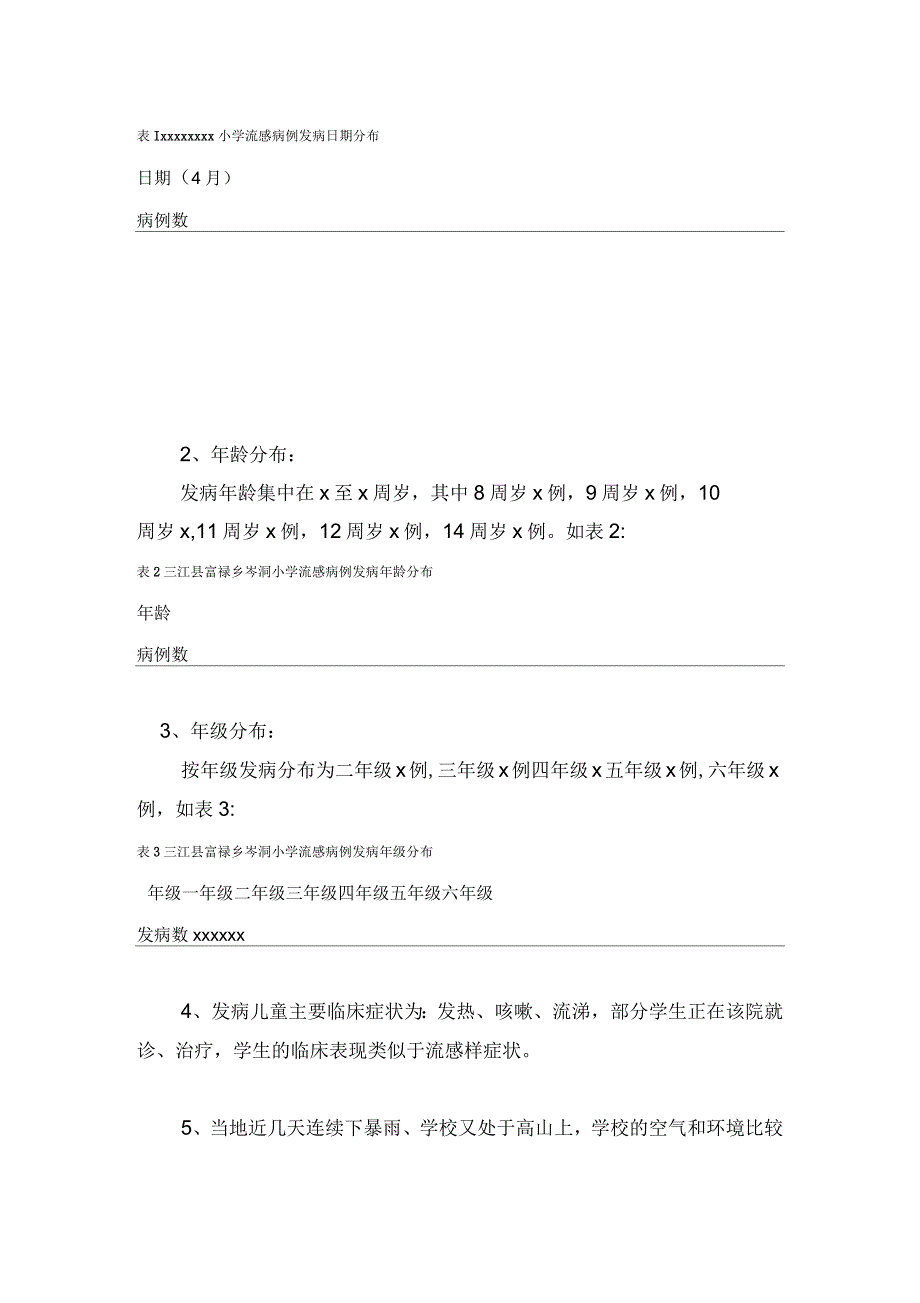 学校传染病爆发调查报告模板_第2页