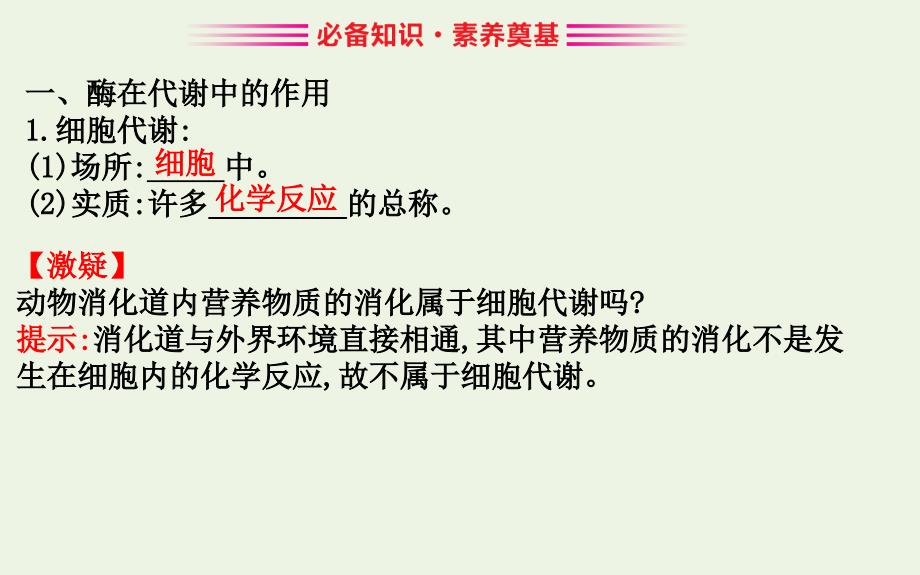 版新教材高中生物51降低化学反应活化能的酶1课件新人教版必修1_第2页