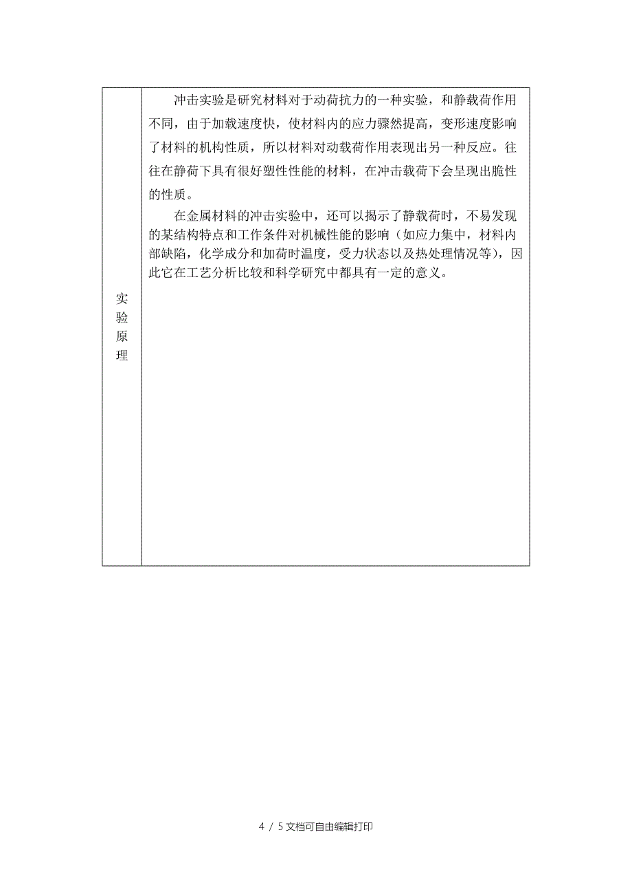 材料力学性能实验报告_第4页