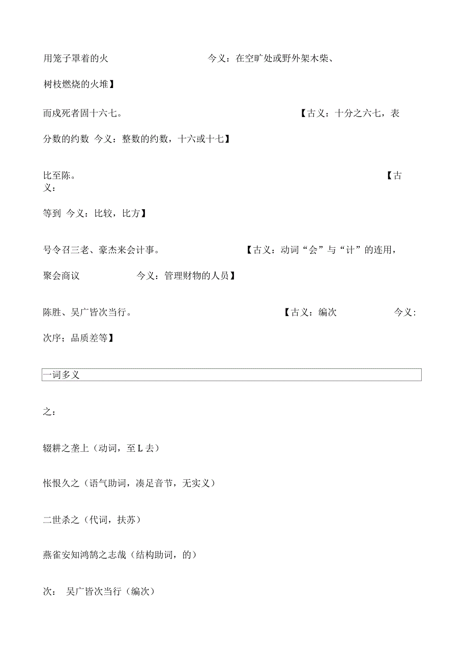 陈涉世家重点词语归纳_第3页