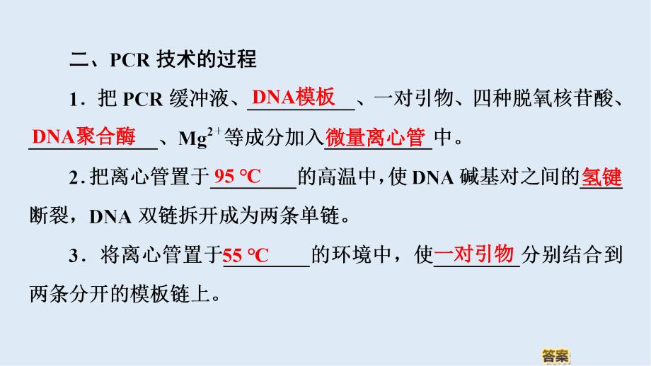 高中生物新同步沪科版选修1课件：第6章 第2节　DNA片段的扩增——PCR技术_第4页