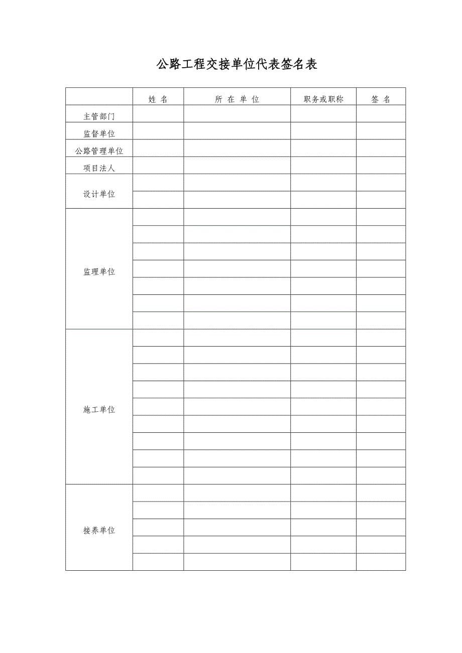 专题讲座资料2022年公路工程竣工验收鉴定书精_第5页