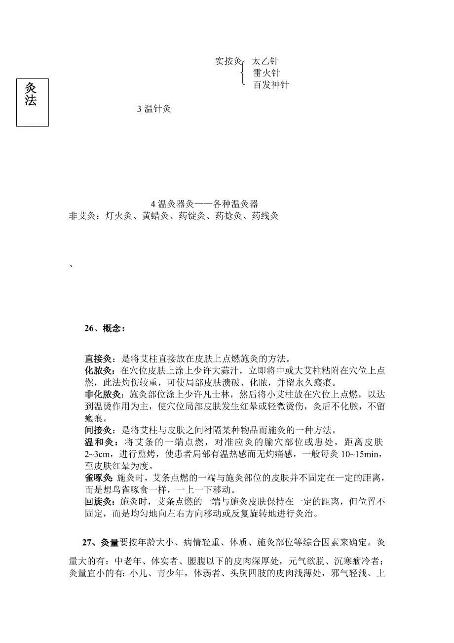 刺法灸法学期末复习资料_第5页