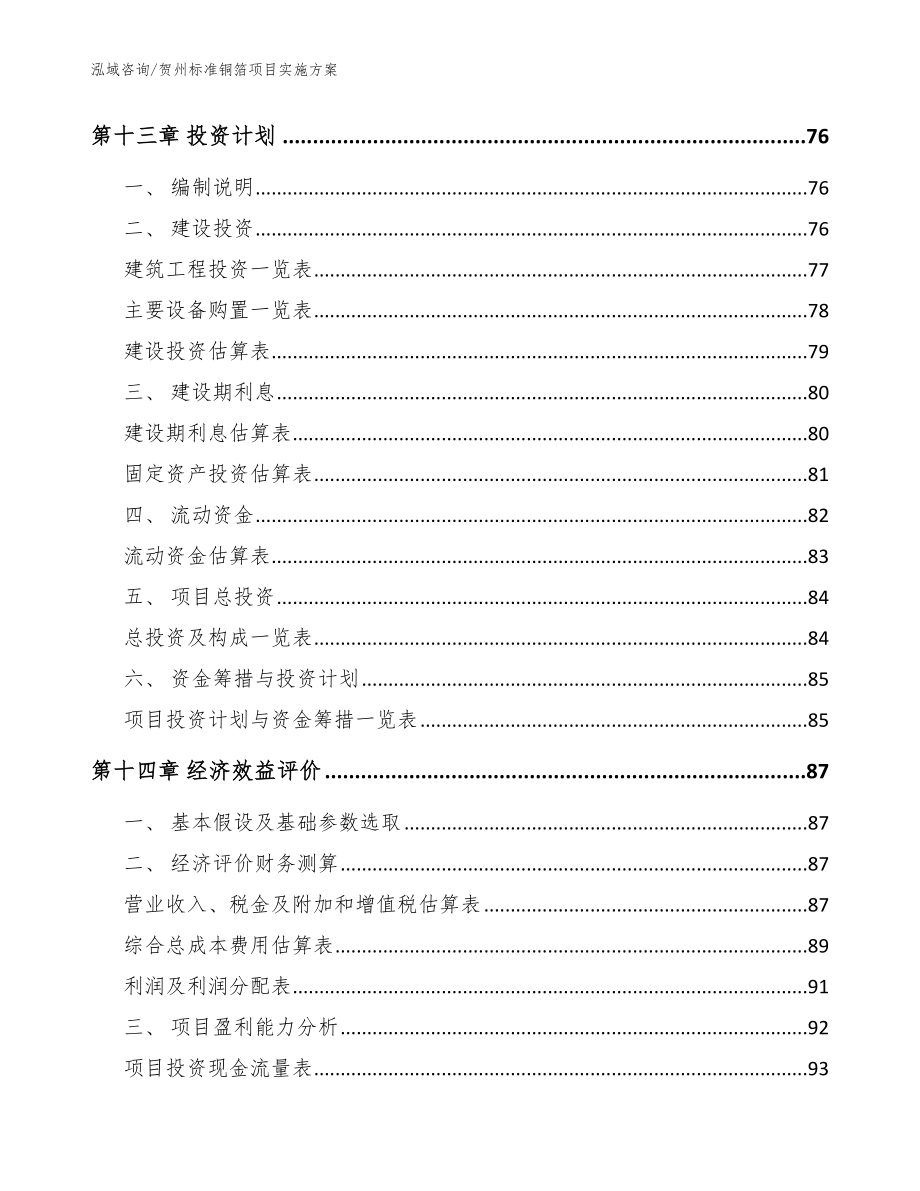 贺州标准铜箔项目实施方案范文_第4页