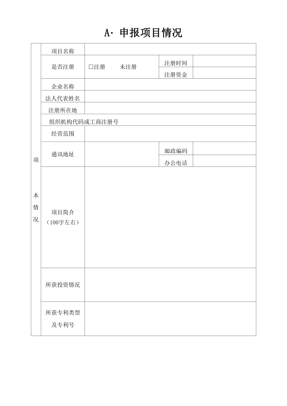 广西互联网+大学生创新创业大赛申报书模板_第3页