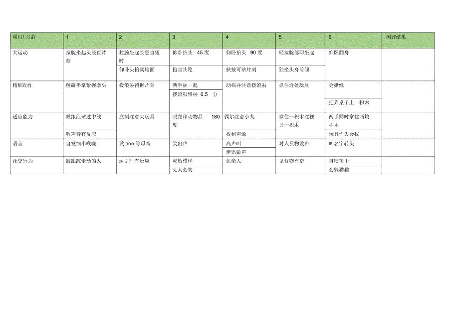 发育商测评表：修改_第2页