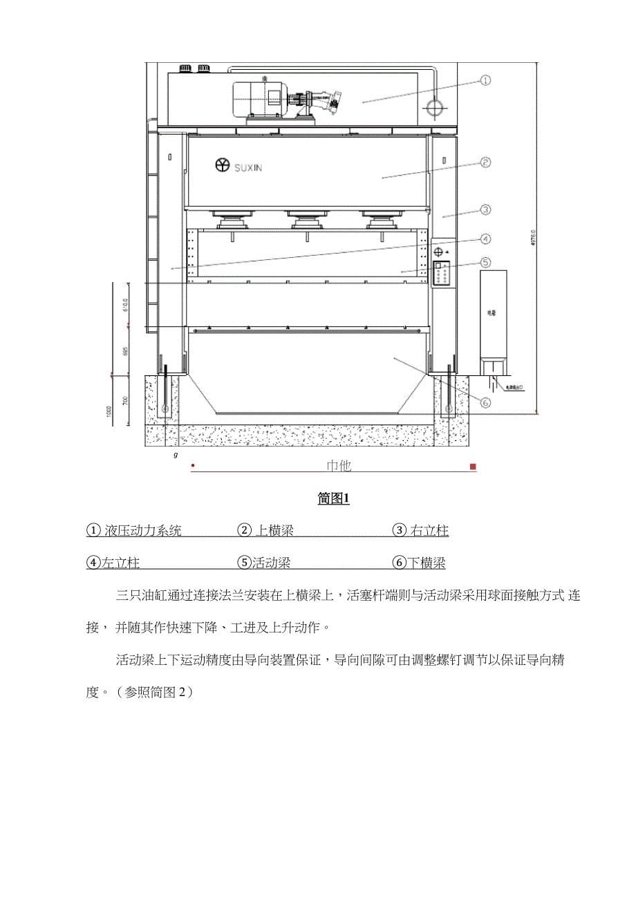 YLM500L龙门式液压机20110228_第5页