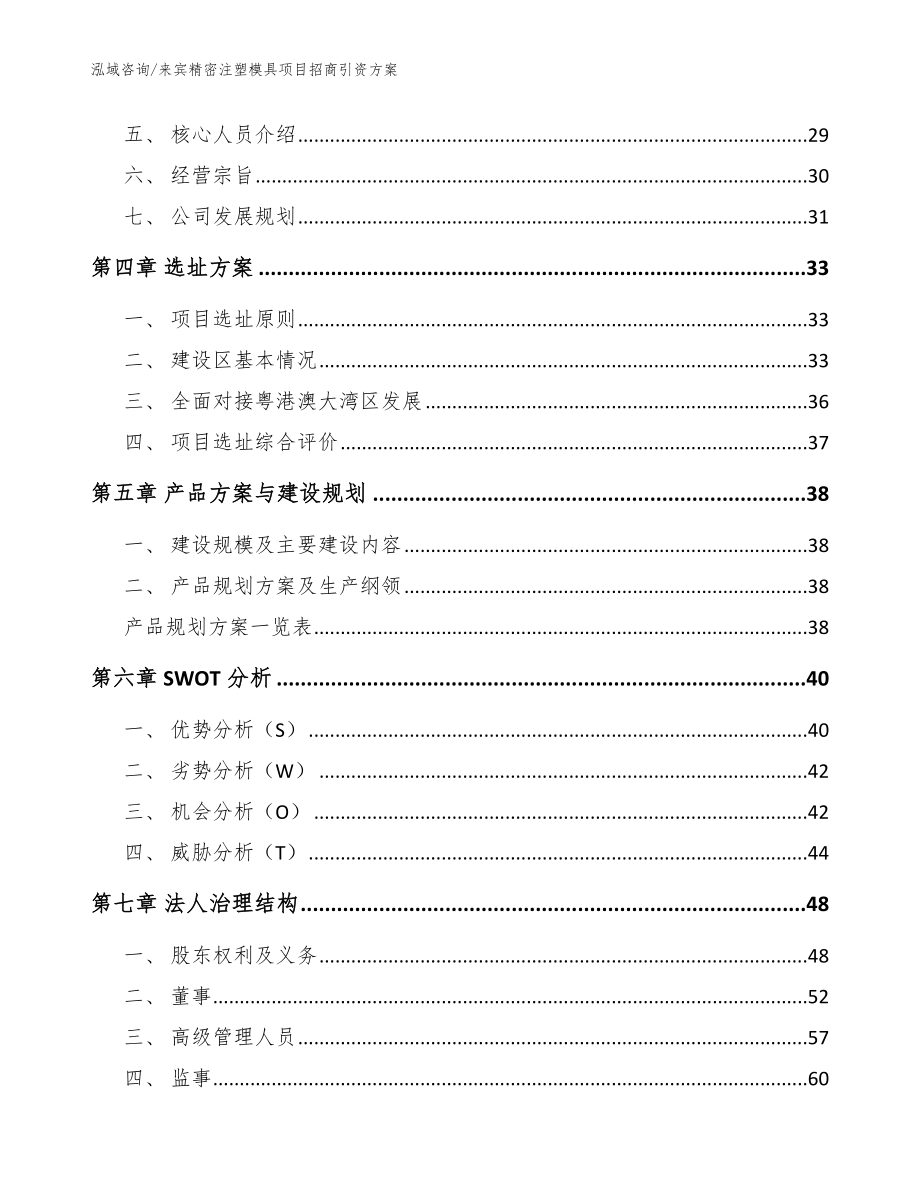 来宾精密注塑模具项目招商引资方案_参考模板_第3页