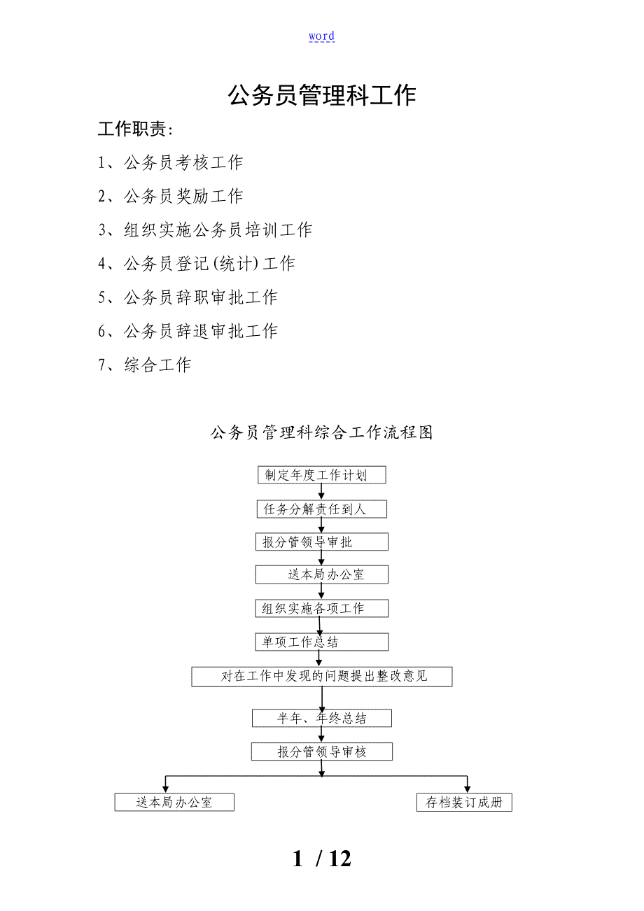 公务员管理系统科工作流程_第1页