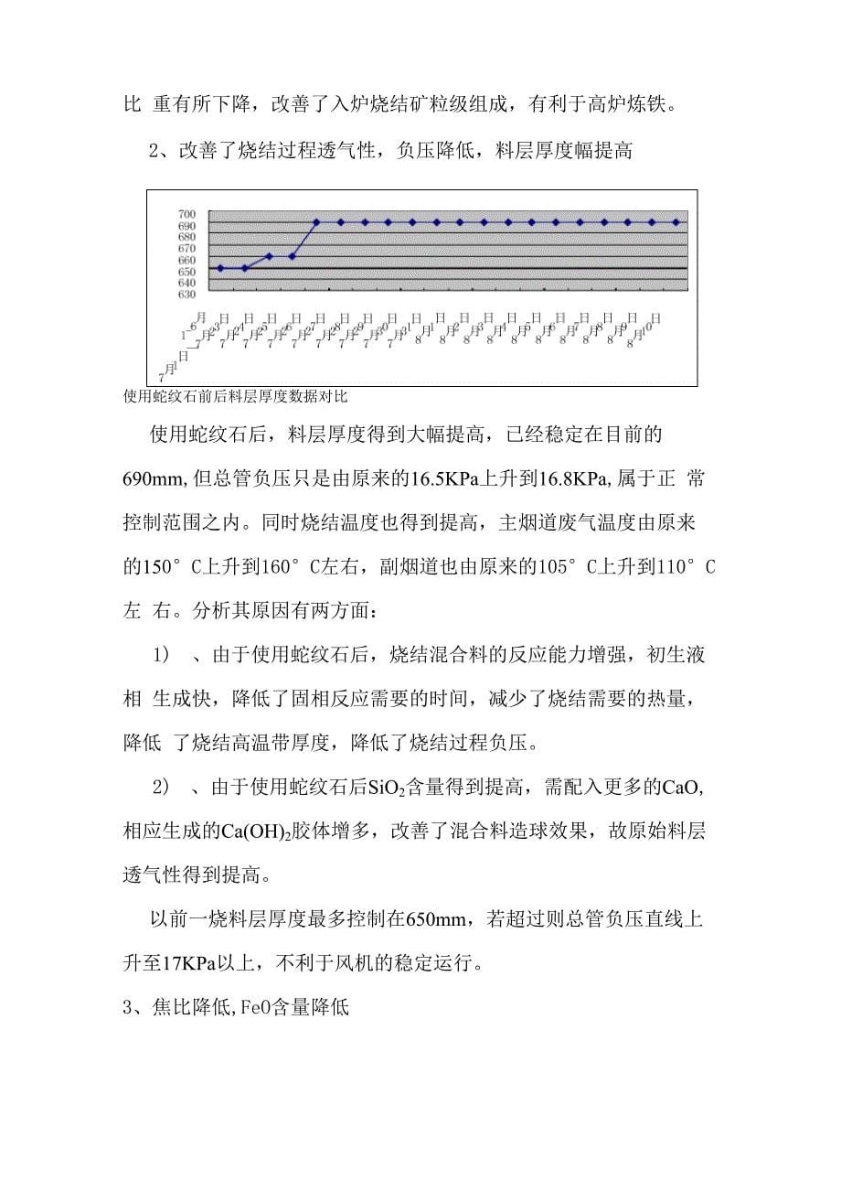 一烧蛇纹石使用报告_第5页