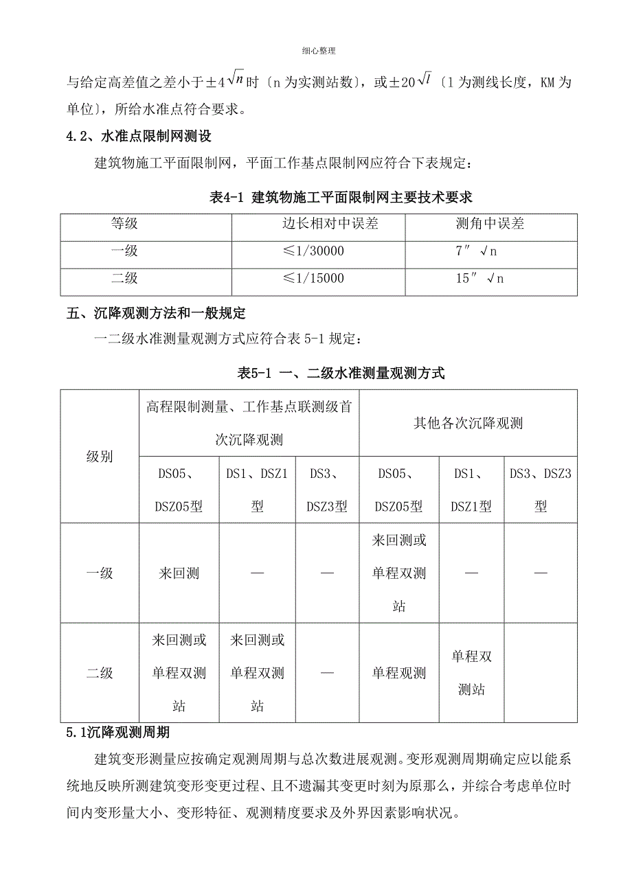 沉降观测方案_第4页