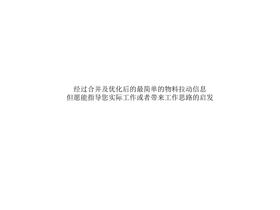 丰田生产现场管理方式物流物料看板拉动PPT课件_第1页