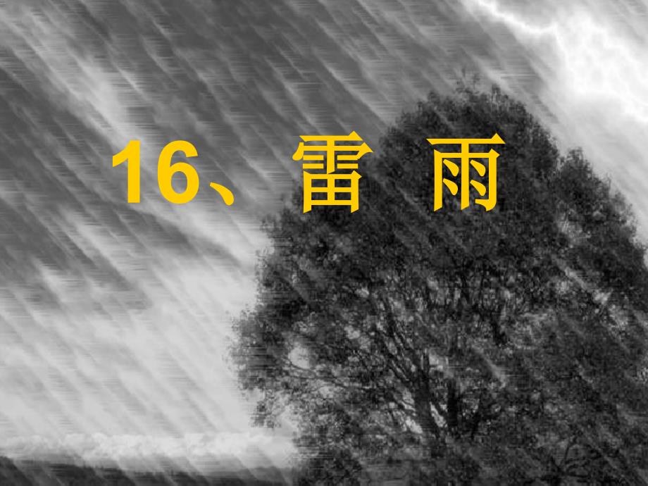 二年级下16.雷雨_第1页