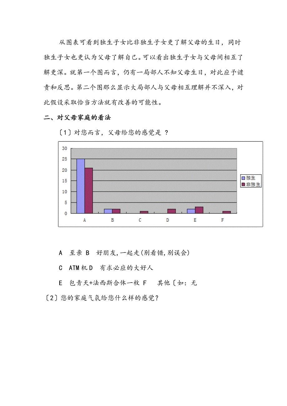 大学生与父母沟通情况调研报告_第5页