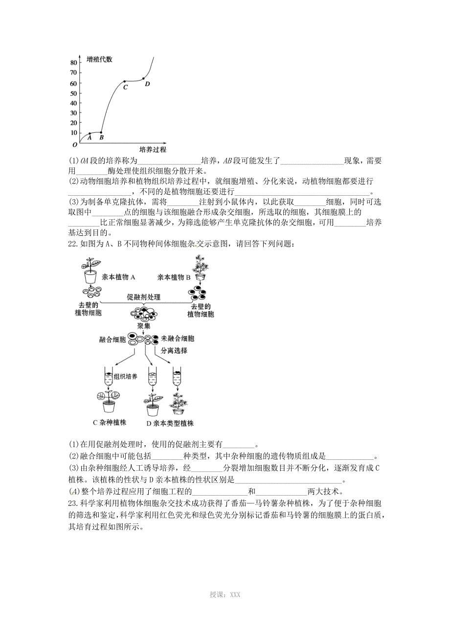 细胞工程章末检测附答案_第5页