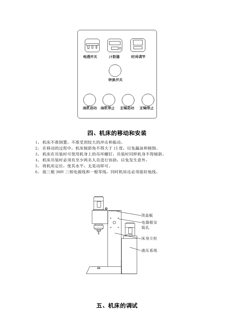 BM9落地式摆辗铆接机使用说明书_第4页