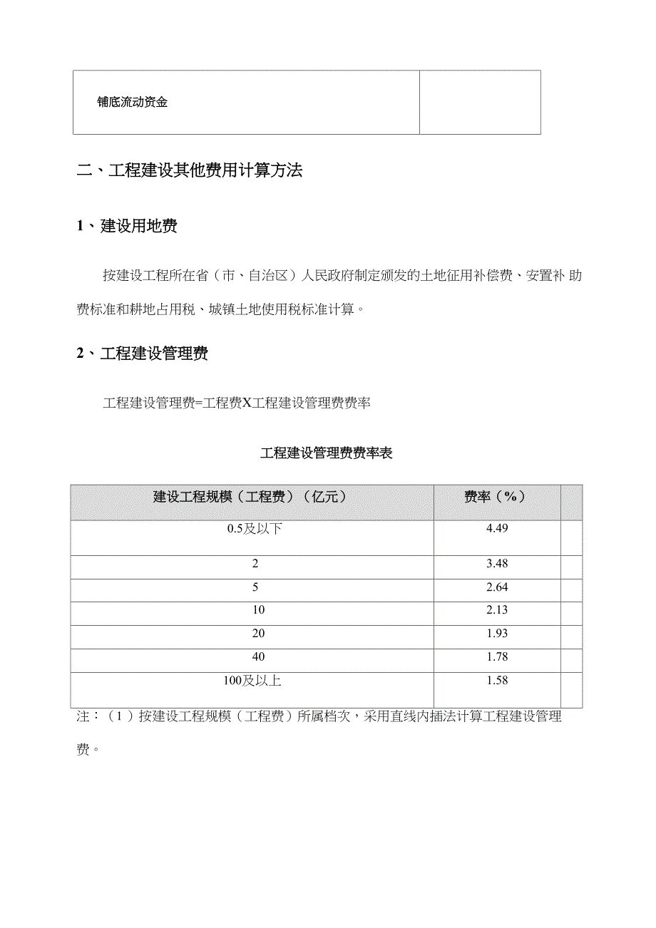 工程建设其他费用计算方法_第2页