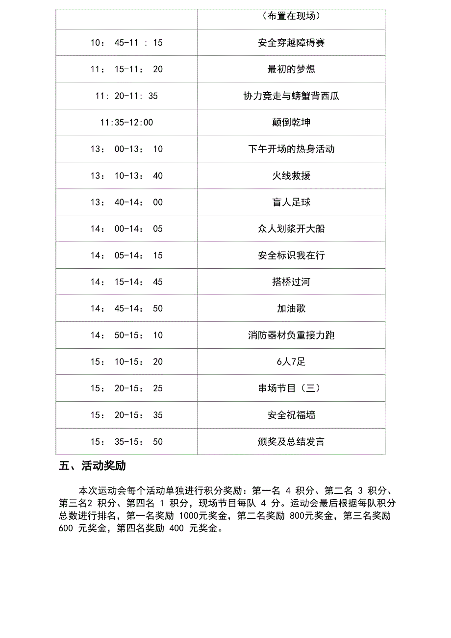 安全趣味运动会活动方案_第4页