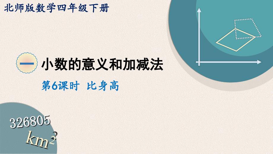 四年级下册数学课件1.6比身高共21张PPT北师大版_第1页