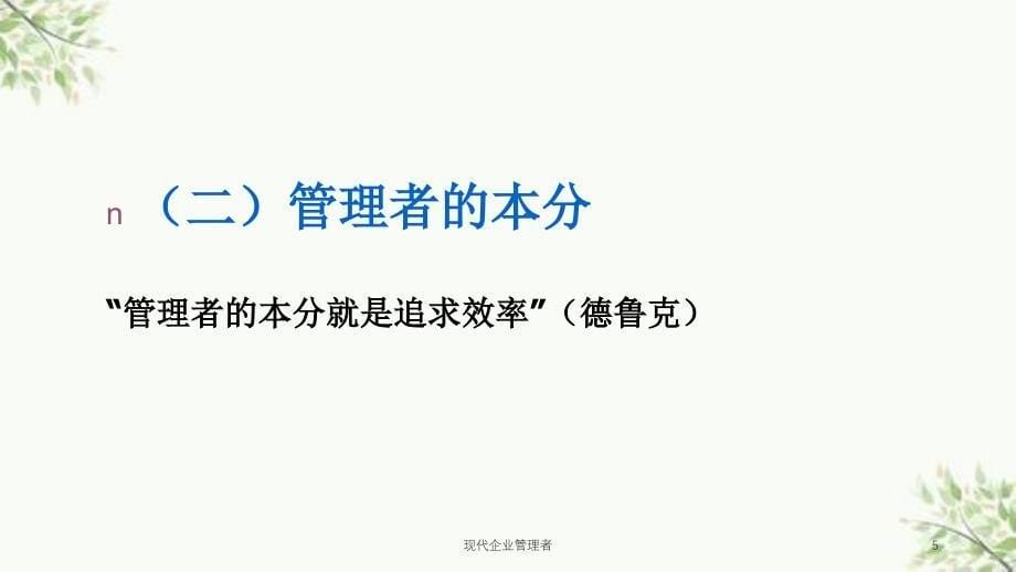 现代企业管理者课件_第5页