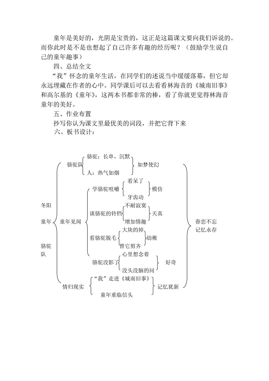 冬阳童年骆驼队教学设计_第3页