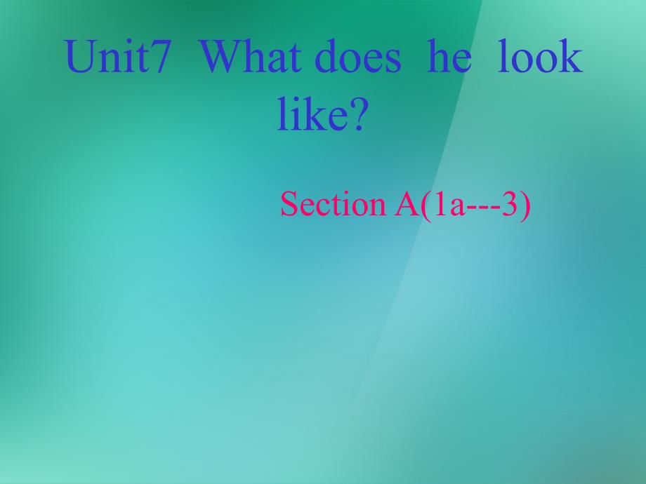 1 Unit 7 It&#39;s raining Section A 1a-3 课件_第2页