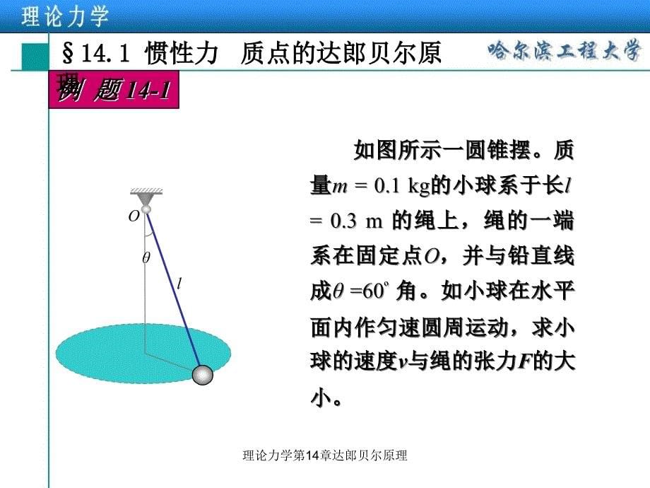 理论力学第14章达郎贝尔原理课件_第5页