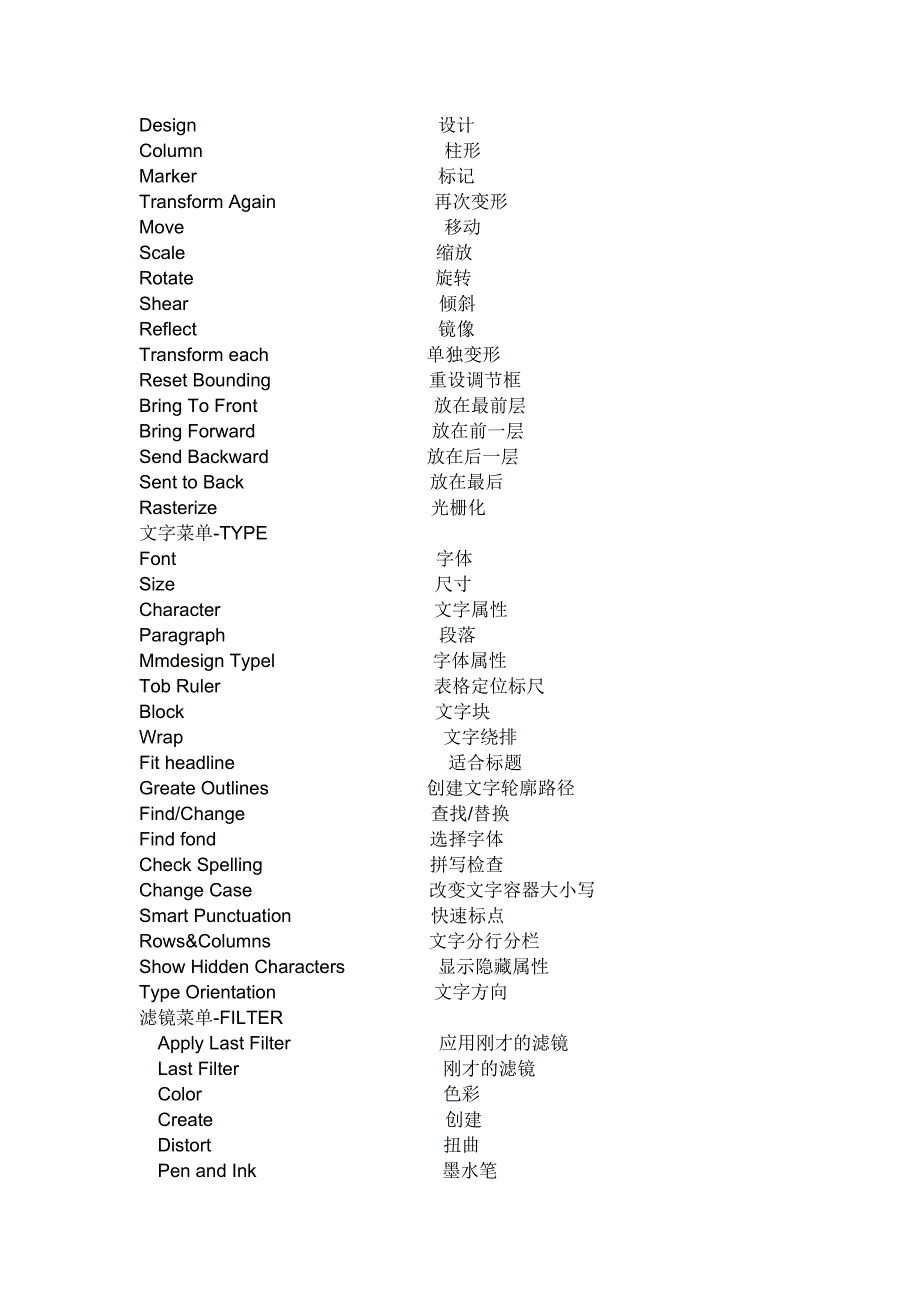 Illustrator中文对照表.doc_第3页