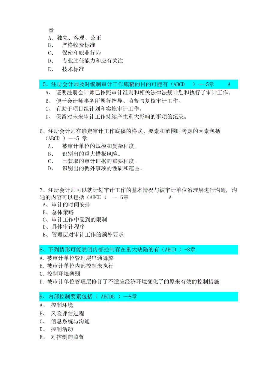 审计学复习资料_第3页