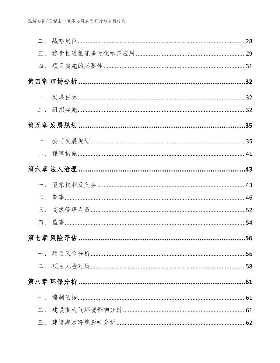 石嘴山市氢能公司成立可行性分析报告_模板参考_第3页