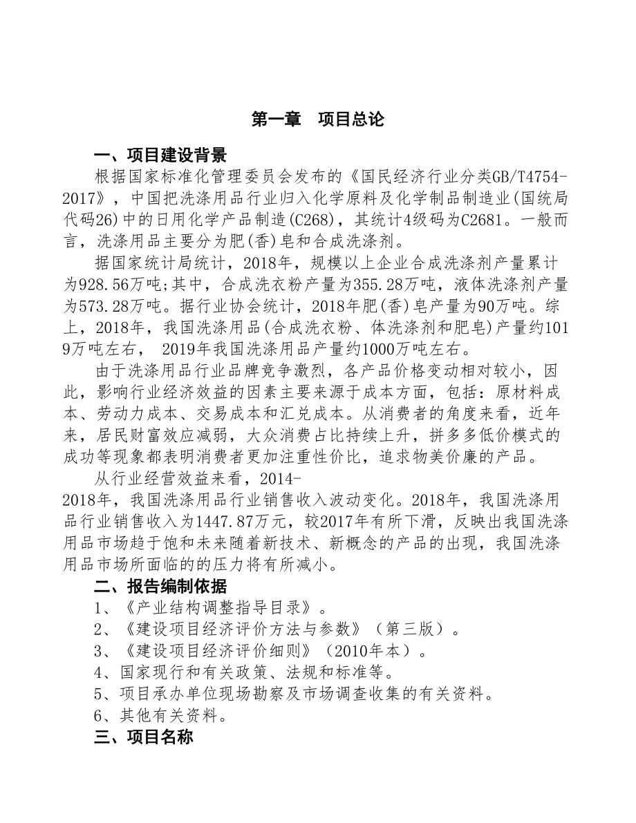 陕西洗涤用品生产线建设项目可行性研究报告-(1)(DOC 94页)_第4页
