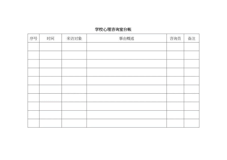 学校心理咨询室必备档案资料制度大全(汇编)_第3页