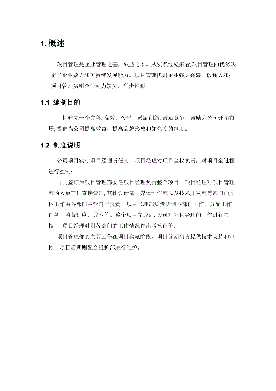 公司项目管理流程和制度_第2页