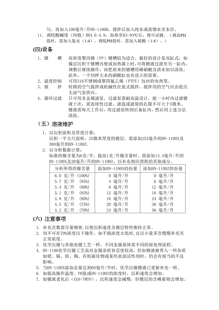 HN-1100光亮化学镀镍工艺.doc_第2页