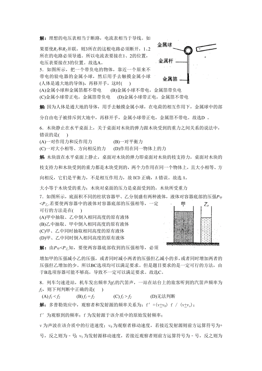 2017年第31届上海物理(大同杯)竞赛试题及详解解答_第2页