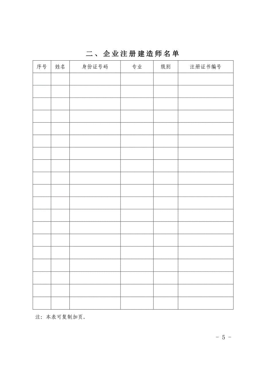 太原市建筑业企业动态考核申请表_第5页