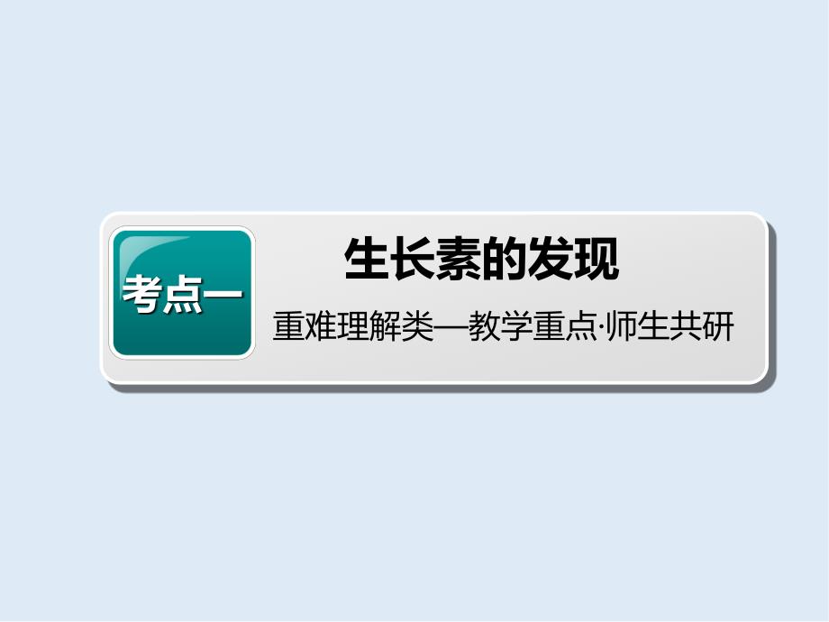 版高考生物精准备考一轮全国通用版课件：必修3 第二单元 植物的激素调节_第4页