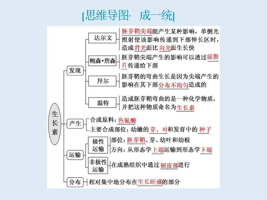 版高考生物精准备考一轮全国通用版课件：必修3 第二单元 植物的激素调节_第5页