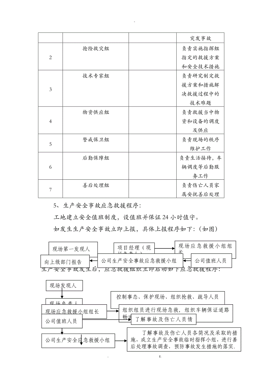 电力工程公司安全生产事故应急救援预案_第2页