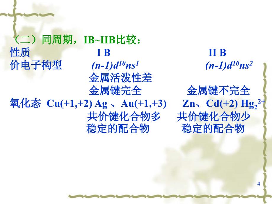 七章铜锌分族ds区IBIIB族周期IBIIB四_第4页