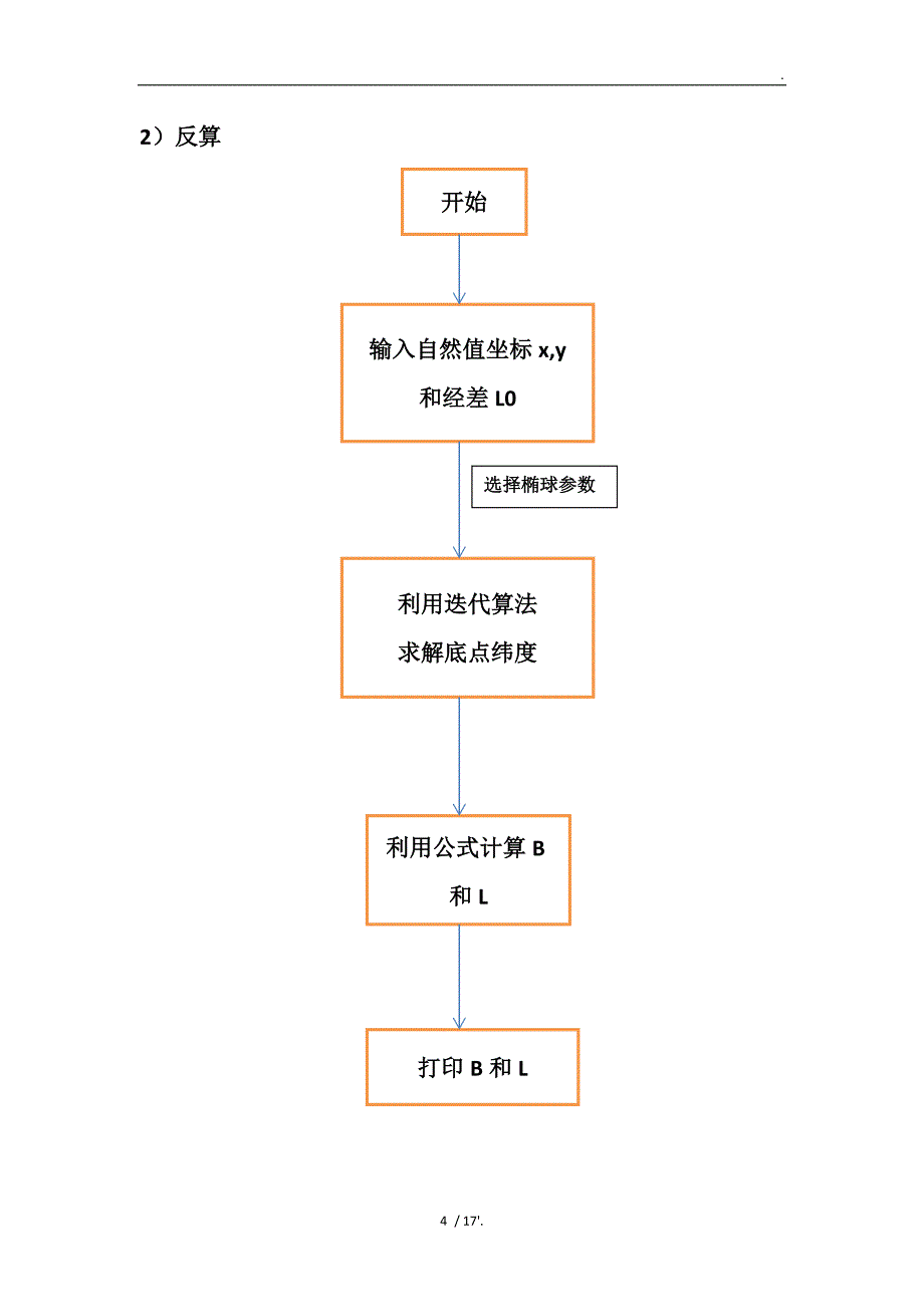 高斯投影正反算编程一．高斯投影正反算基本公式_第4页