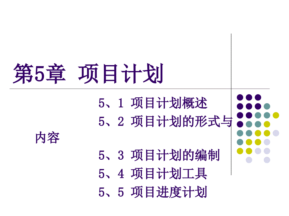 第5章项目计划_第1页