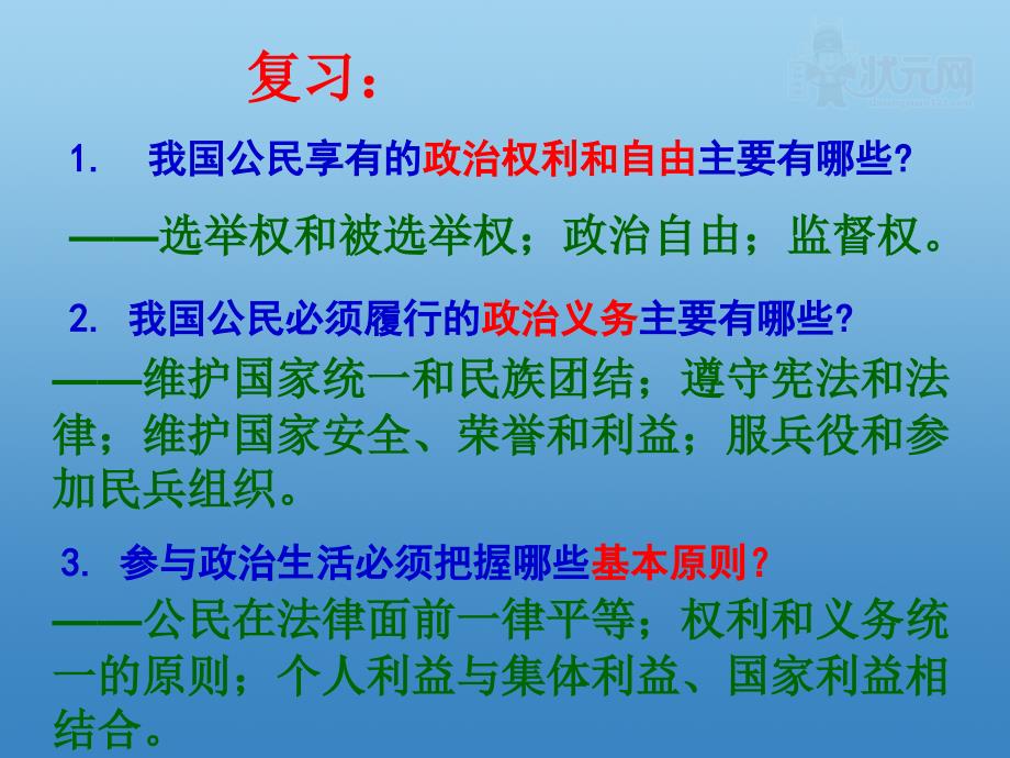 高中政治政治生活积极参与重在实践分享人教版必修二PPT参考课件_第1页