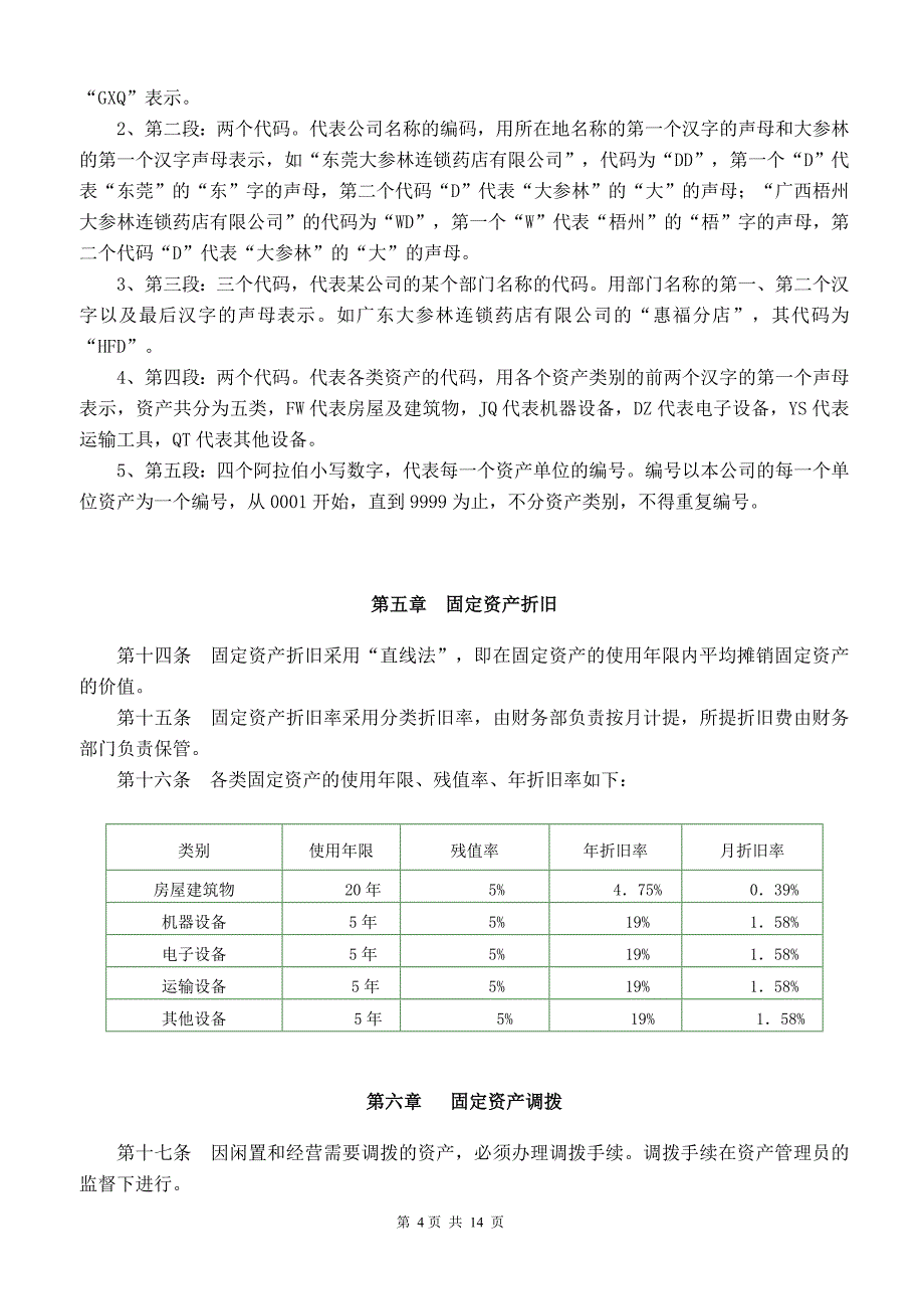 固定资产管理制度_第4页