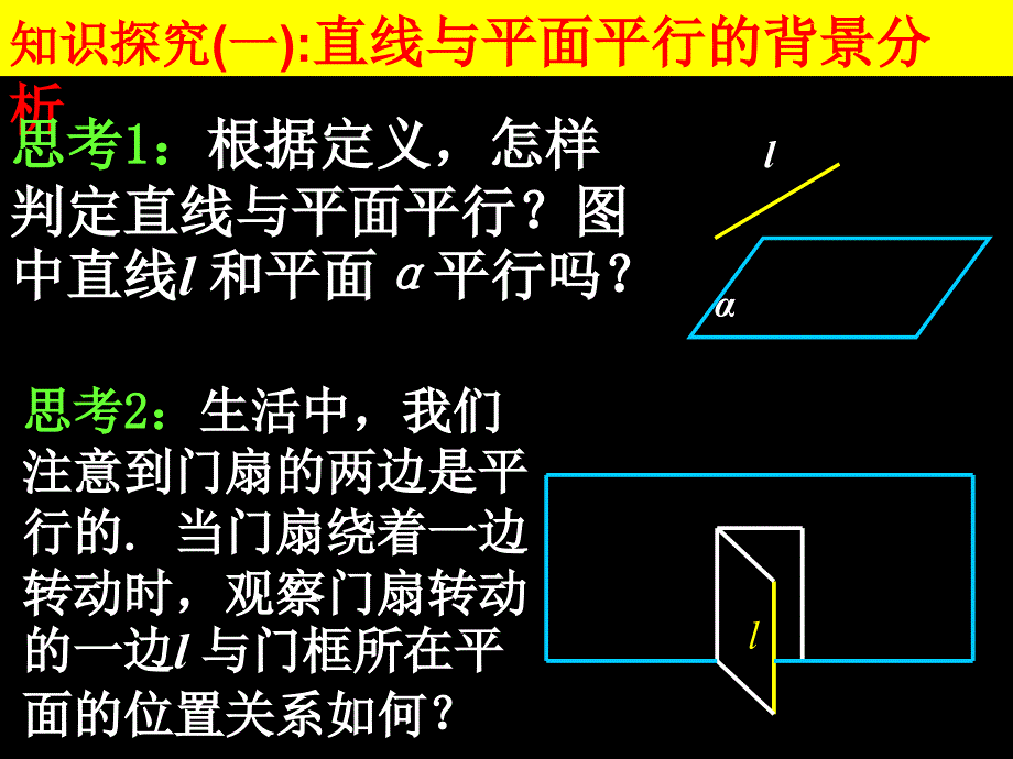 20071210高一数学（221直线与平面平行的判定）_第4页