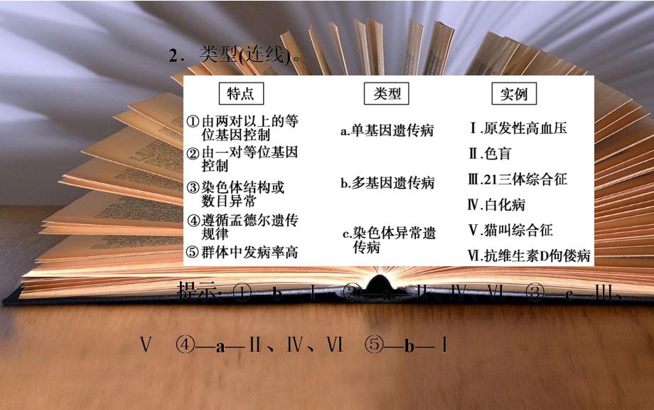 高中生物 第5章 基因突变及其他变异 第3节 人类遗传病课件 新人教版必修2_第4页