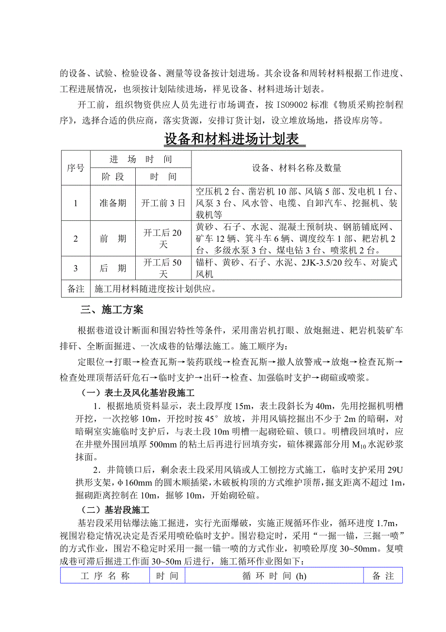 主斜井施工组织设计-_第3页