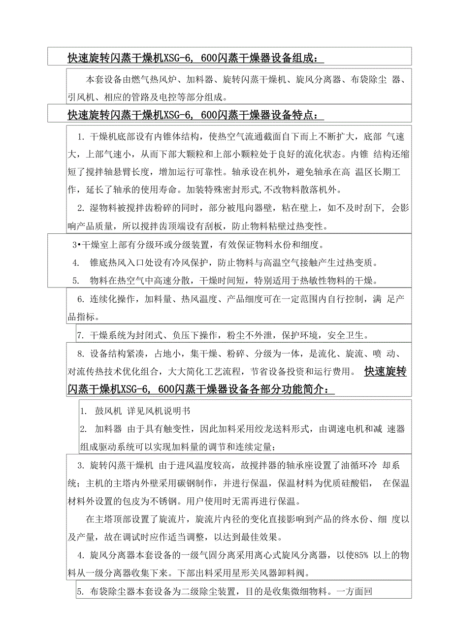 快速旋转闪蒸干燥机 XSG_第4页