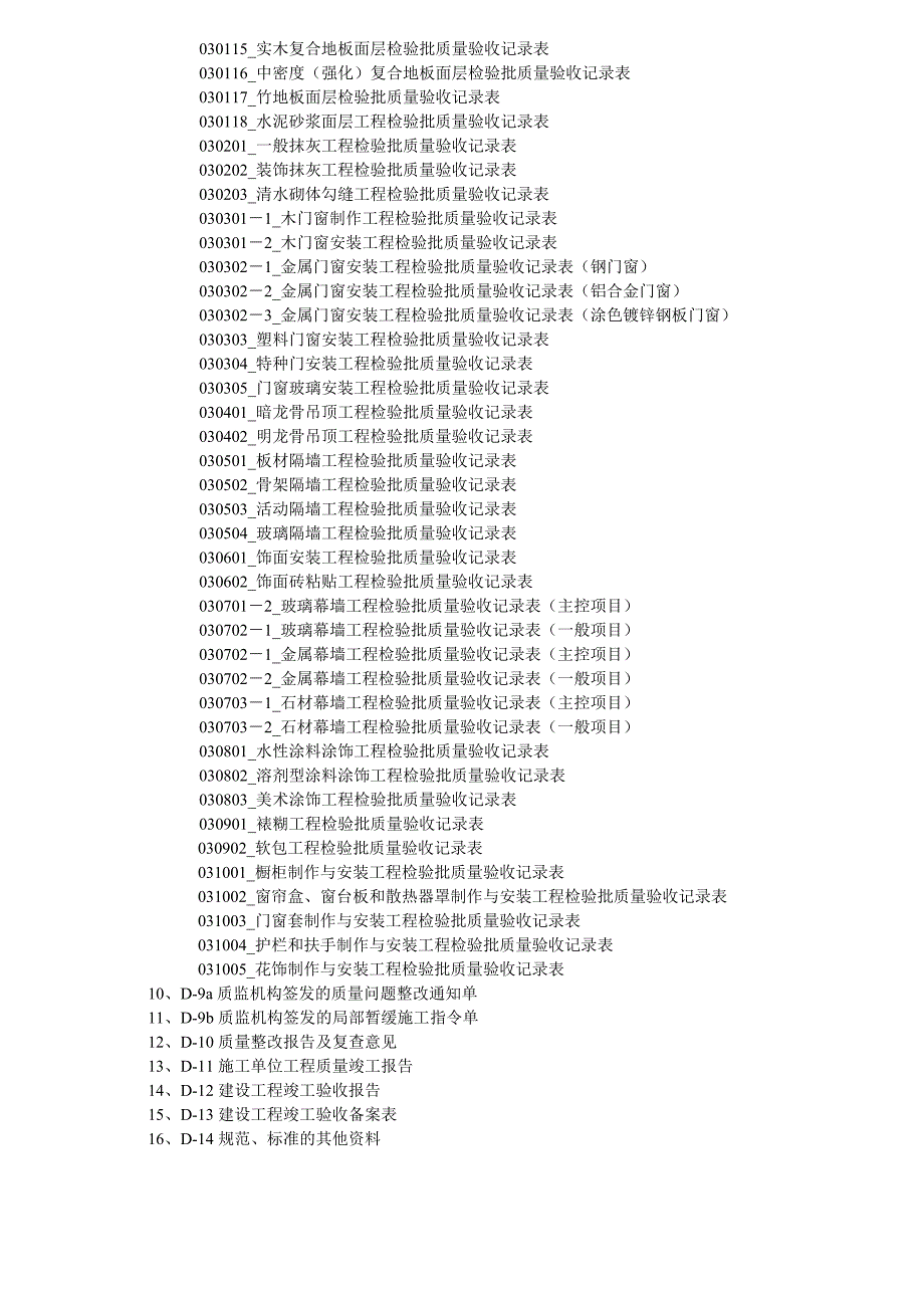 建筑装饰工程竣工资料目录大全_第4页