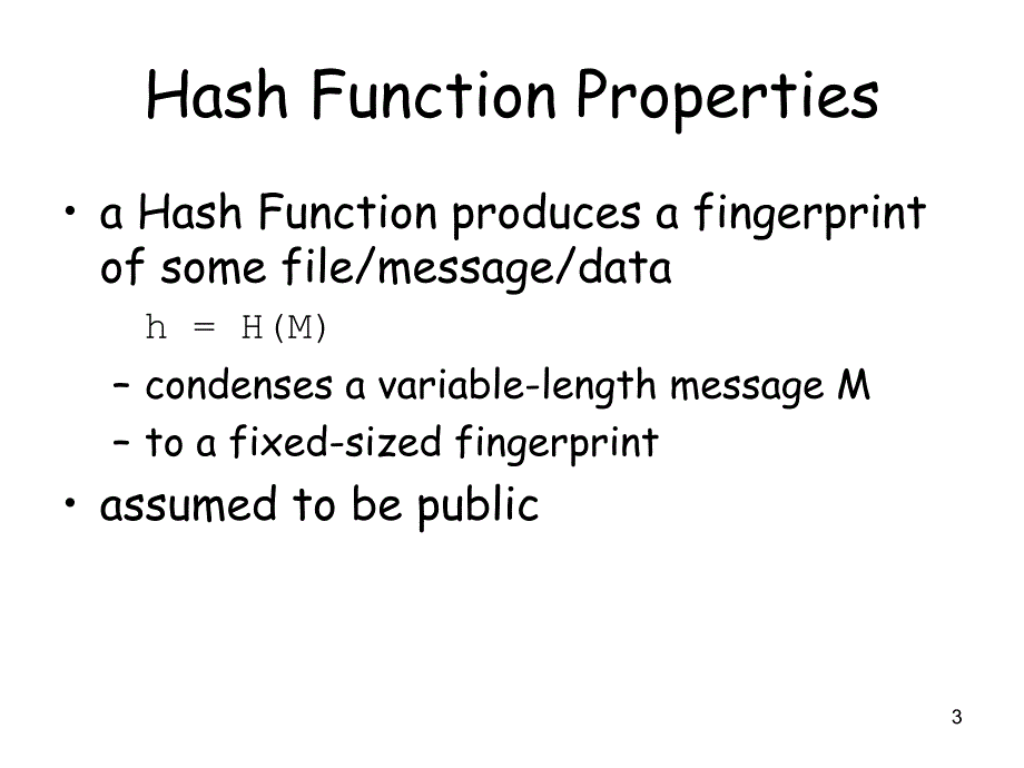 Cryptography and Network Security(Various Hash Algorithm：密码学与网络安全（不同的散列算法_第3页